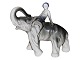 Større elefant med Mahout (elefantfører)