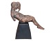 Antik K 
presents: 
Pia 
Langelund art 
pottery 
Sculpture of 
nude man 
wearing a mask