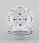 Royal 
Copenhagen Blue 
Fluted Plain.
A set of five 
deep ...