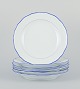 Meissen, 
Germany. A set 
of six dinner 
plates.