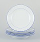 Meissen, 
Germany. A set 
of five dinner 
plates.