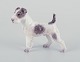 Dahl Jensen, 
porcelain 
figurine of a 
fox terrier.