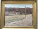 Maleri af 
Edvard Sarvig - 
Landsbygade 
1927.