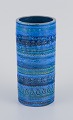 L'Art presents: 
Aldo Londi 
for Bitossi, 
Italy. Vase in 
Rimini blue 
glazed ceramic 
with geometric 
patterns. ...