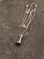Georg Jensen Sterling Slv Halskde med Vedhng No. 453