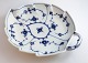 Royal Copenhagen. Blue Fluted, plain. Pickle dish. Model 145. Length 26,5 cm. (1 
quality). Produced before 1923.