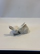 Royal 
Copenhagen 
figurine as two 
white rabbits 
No. 518 ...