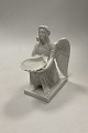 Royal 
Copenhagen 
Biscuit / 
Bisque Figur 
Døbens Engel af 
...
