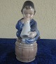 Royal 
Copenhagen 
figur nr. 3689, 
Dreng med horn