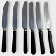 Raadvad
6 Knive med 
sorte skafter
*125kr samlet