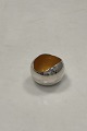 Georg Jensen 
Sterling Sølv 
Saltkar med Gul 
Emaje af ...