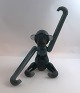 Lundin Antique 
presents: 
Holmegaard.
 Kay Bojesen 
black glass 
monkey. Height 
20.5 cm.