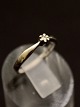 8 karat 
hvidguld ring 
med diamant