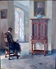 Panitzsch, 
Robert (1879 - 
1949) Danmark: 
Interiør med 
...
