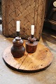 Swedish 19th century round wooden plate with a really nice patina. Nice as a 
table plate / tray...