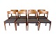 Set of Eight Dining Chairs - Model 26 - Teak - Henry Kjærnulf - K/S Korup Chair 
Factory - 1960s
