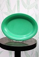 Ursula faience oval serving dish from Royal Copenhagen designed by Ursula 
Munch-Petersen with green glaze. 073...