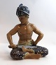 Dahl Jensen. 
Porcelænsfigur. 
Javanesisk 
Krisfægter. ...