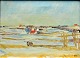 Pegasus – Kunst 
- Antik - 
Design 
presents: 
Kielberg, 
Ole (1911 - 
1985) Denmark: 
Winter 
landscape, 1954