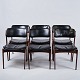 Osted Antik & 
Design 
presents: 
Set of Six 
Dining Chairs – 
Erik Buch – 
Model OD 49 – 
Rosewood and 
Black Leather 
...