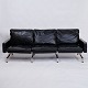PK31 Sofa - 3.Personers - Sort Læder - Poul Kjærholm - E. Kold Christensen - 
1960erne
