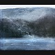 Dansk 
Kunstgalleri 
præsenterer: 
"Blå 
aften, Norge" 
Olie maleri på 
lærred. 
monteret i 
forgyldt ramme.