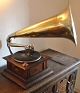 Original 
tragtgrammofon. 
ca. 1900. 
Maestrophone, 
...