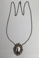 Georg Jensen 
Sterling Sølv 
Halskæde med 
Vedhæng No. 158