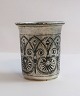 Rusland. Lille 
sølv bæger med 
niello (84). 
Højde 6 cm. ...