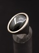 Sterling sølv 
ring med 
blodsten