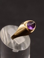 14 carat vintage gold ring with amethyst