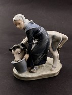 Royal Copenhagen girl with calf 779