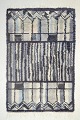 Skandinavisk 
designer
Rya-tæppe, 
1960/70’erne.