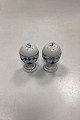 Danam Antik presents: Royal Copenhagen Blue Fluted Plain Salt and Pepper Shakers No. 189/2009