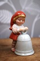 K&Co. presents: Royal Copenhagen Pixie in porcelain, no.763. Girl with bell.