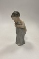 Danam Antik præsenterer: Royal Copenhagen Art Nouveau Figur af Nøgen Baby i klæde No. 3505