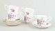 Royal Stafford, set of 5 coffee cups with saucers.