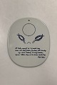 Royal Copenhagen Piet Hein Gruk Platte fra 1980