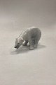 Royal Copenhagen Figurine Polar Bear Feeding No. 054