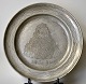 Pegasus – Kunst - Antik - Design presents: Pewter plate with Albrecht Dürer, 19th century Germany.