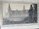 Ole Buus Larsen præsenterer: Tegning af Erick Struckmann - Hamlet ved Kronborg Slot i Helsingør.