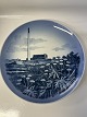 Royal Copenhagen Plate Motif from the West Incineration.Measures 18 cm.
