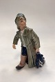 Danam Antik præsenterer: Dahl Jensen Fiskerdreng med fisk i hånden No. 1294