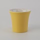 Kinnerup Antik & Porcelæn præsenterer: Aluminia Confetti GulVase6 cm