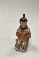 Danam Antik præsenterer: Royal Copenhagen Overglasur Figur Grønlandsk Pige No 12415