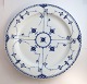 Royal Copenhagen. Musselmalet Halvblonde. Rundt serveringsfad. Model 540. Diameter 35 cm. (1 sortering).Produceret før 1923
