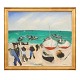 Aabenraa Antikvitetshandel præsenterer: Jens Søndergaard maleri. Jens Søndergaard, 1895-1957, olie på lærred. ...