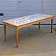 Sofabord med antikke Delft kaklereg162,5 cm*intet lagernr.*