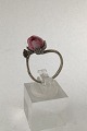 Danam Antik præsenterer: RCP Sterling Sølv / Porcelæn Ring (Pink)