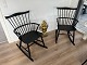 MR Retro Design præsenterer: 2 stk. FDB J52G gyngestole – sortOprindelig ny pris.15.998,-Sælges samlet. ...